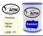 Preview: Porsche, Alpine White, L90E / P1: 500ml Lackdose, von ATW Autoteile West.